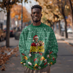 Isom Dart Christmas Sweatshirt Black Cowboy Western Holiday Reindeer