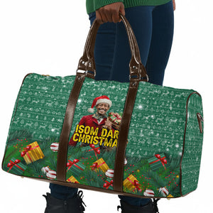 Isom Dart Christmas Travel Bag Black Cowboy Western Holiday Reindeer