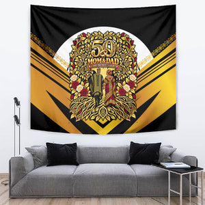 African 50th Anniversary Wedding Tapestry Mom and Dad - A Love That Built A Legacy