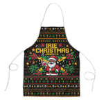 Jamaica Christmas Irie Apron Jamaican Santa Flag Reggae Vibes