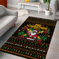 Jamaica Christmas Irie Area Rug Jamaican Santa Flag Reggae Vibes