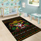 Jamaica Christmas Irie Area Rug Jamaican Santa Flag Reggae Vibes