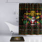 Jamaica Christmas Irie Bathroom Set Jamaican Santa Flag Reggae Vibes