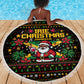 Jamaica Christmas Irie Beach Blanket Jamaican Santa Flag Reggae Vibes