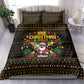 Jamaica Christmas Irie Bedding Set Jamaican Santa Flag Reggae Vibes
