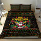 Jamaica Christmas Irie Bedding Set Jamaican Santa Flag Reggae Vibes