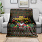 Jamaica Christmas Irie Blanket Jamaican Santa Flag Reggae Vibes
