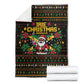 Jamaica Christmas Irie Blanket Jamaican Santa Flag Reggae Vibes