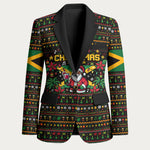 Jamaica Christmas Irie Blazer Jamaican Santa Flag Reggae Vibes