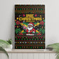 Jamaica Christmas Irie Canvas Wall Art Jamaican Santa Flag Reggae Vibes