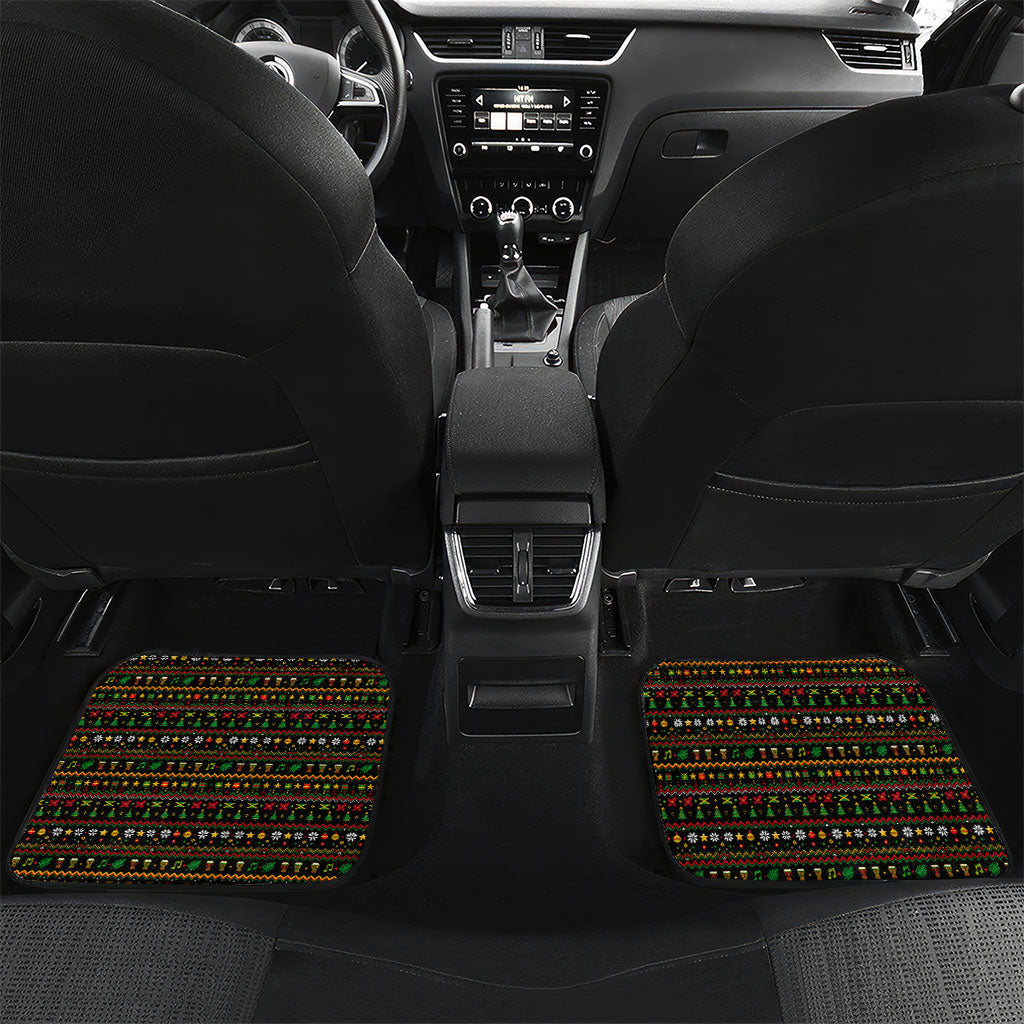 Jamaica Christmas Irie Car Mats Jamaican Santa Flag Reggae Vibes