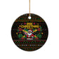 Jamaica Christmas Irie Ceramic Ornament Jamaican Santa Flag Reggae Vibes