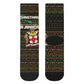 Jamaica Christmas Irie Crew Socks Jamaican Santa Flag Reggae Vibes