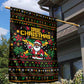 Jamaica Christmas Irie Garden Flag Jamaican Santa Flag Reggae Vibes