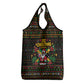 Jamaica Christmas Irie Grocery Bag Jamaican Santa Flag Reggae Vibes
