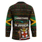 Jamaica Christmas Irie Hockey Jersey Jamaican Santa Flag Reggae Vibes