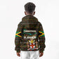 Jamaica Christmas Irie Kid Hoodie Jamaican Santa Flag Reggae Vibes