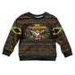 Jamaica Christmas Irie Kid Ugly Christmas Sweater Jamaican Santa Flag Reggae Vibes
