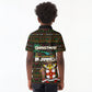 Jamaica Christmas Irie Kid Polo Shirt Jamaican Santa Flag Reggae Vibes