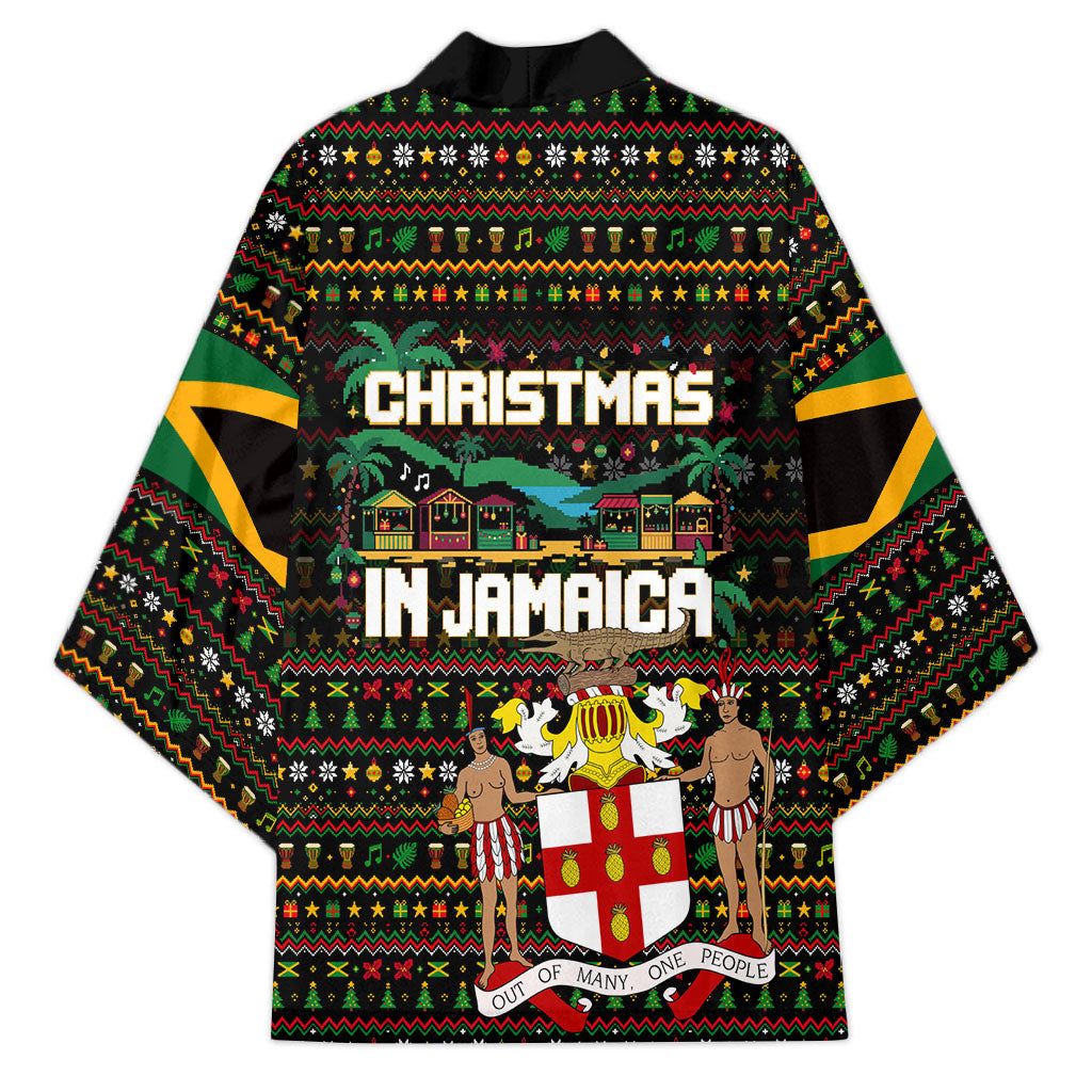 Jamaica Christmas Irie Kimono Jamaican Santa Flag Reggae Vibes