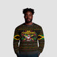 Jamaica Christmas Irie Ugly Christmas Sweater Jamaican Santa Flag Reggae Vibes