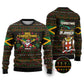Jamaica Christmas Irie Ugly Christmas Sweater Jamaican Santa Flag Reggae Vibes