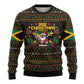Jamaica Christmas Irie Ugly Christmas Sweater Jamaican Santa Flag Reggae Vibes