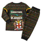 Jamaica Christmas Irie Christmas Pajama Set Jamaican Santa Flag Reggae Vibes