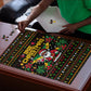 Jamaica Christmas Irie Puzzle Jamaican Santa Flag Reggae Vibes