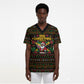 Jamaica Christmas Irie Scrub Top Jamaican Santa Flag Reggae Vibes