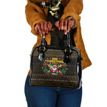 Jamaica Christmas Irie Shoulder Handbag Jamaican Santa Flag Reggae Vibes