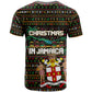 Jamaica Christmas Irie T shirt Jamaican Santa Flag Reggae Vibes