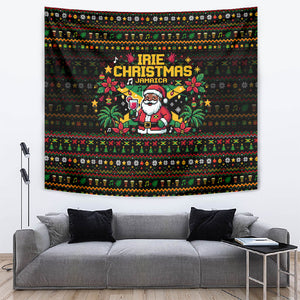 Jamaica Christmas Irie Tapestry Jamaican Santa Flag Reggae Vibes