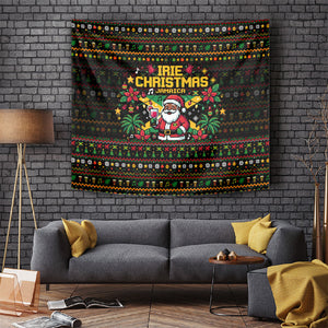 Jamaica Christmas Irie Tapestry Jamaican Santa Flag Reggae Vibes