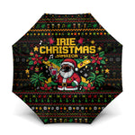 Jamaica Christmas Irie Umbrella Jamaican Santa Flag Reggae Vibes