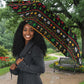 Jamaica Christmas Irie Umbrella Jamaican Santa Flag Reggae Vibes
