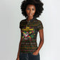 Jamaica Christmas Irie Women Polo Shirt Jamaican Santa Flag Reggae Vibes