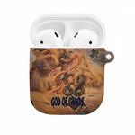 Seth Serpent AirPods Case Sandstorm Egyptian Chaos God in Ancient Desert Tones