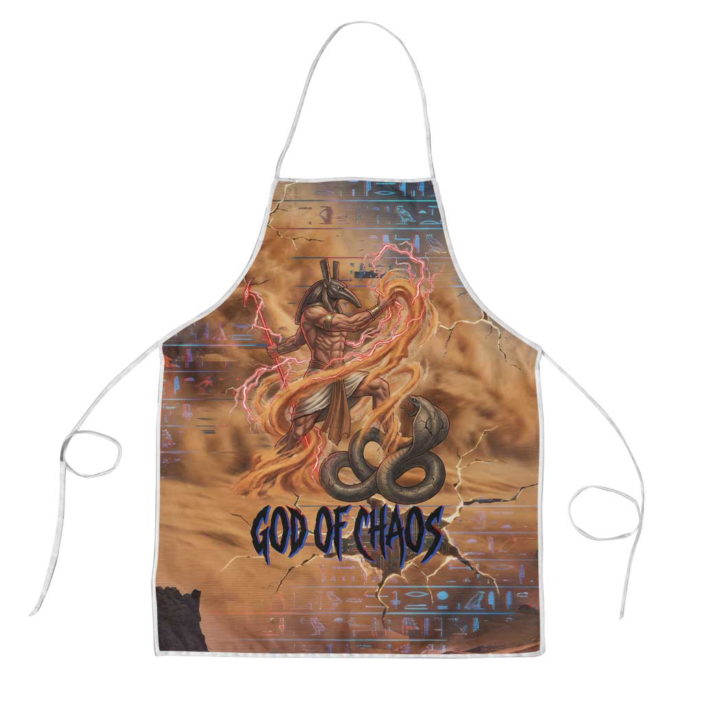 Seth Serpent Apron Sandstorm Egyptian Chaos God in Ancient Desert Tones