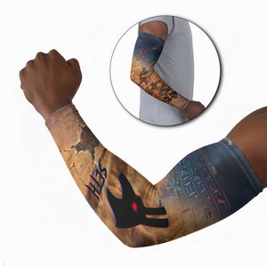 Seth Serpent Arm Sleeves Sandstorm Egyptian Chaos God in Ancient Desert Tones