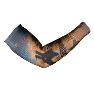 Seth Serpent Arm Sleeves Sandstorm Egyptian Chaos God in Ancient Desert Tones