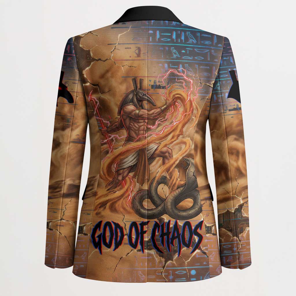 Seth Serpent Blazer Sandstorm Egyptian Chaos God in Ancient Desert Tones