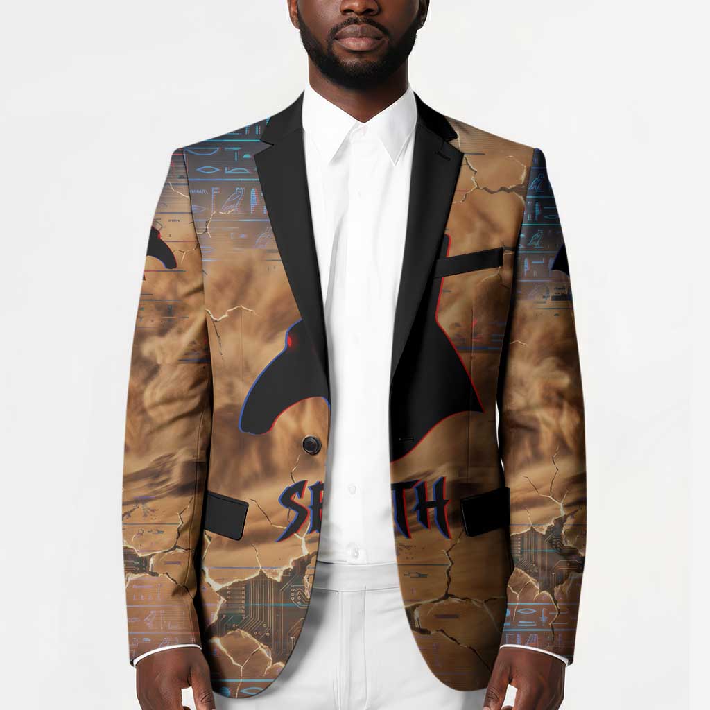 Seth Serpent Blazer Sandstorm Egyptian Chaos God in Ancient Desert Tones