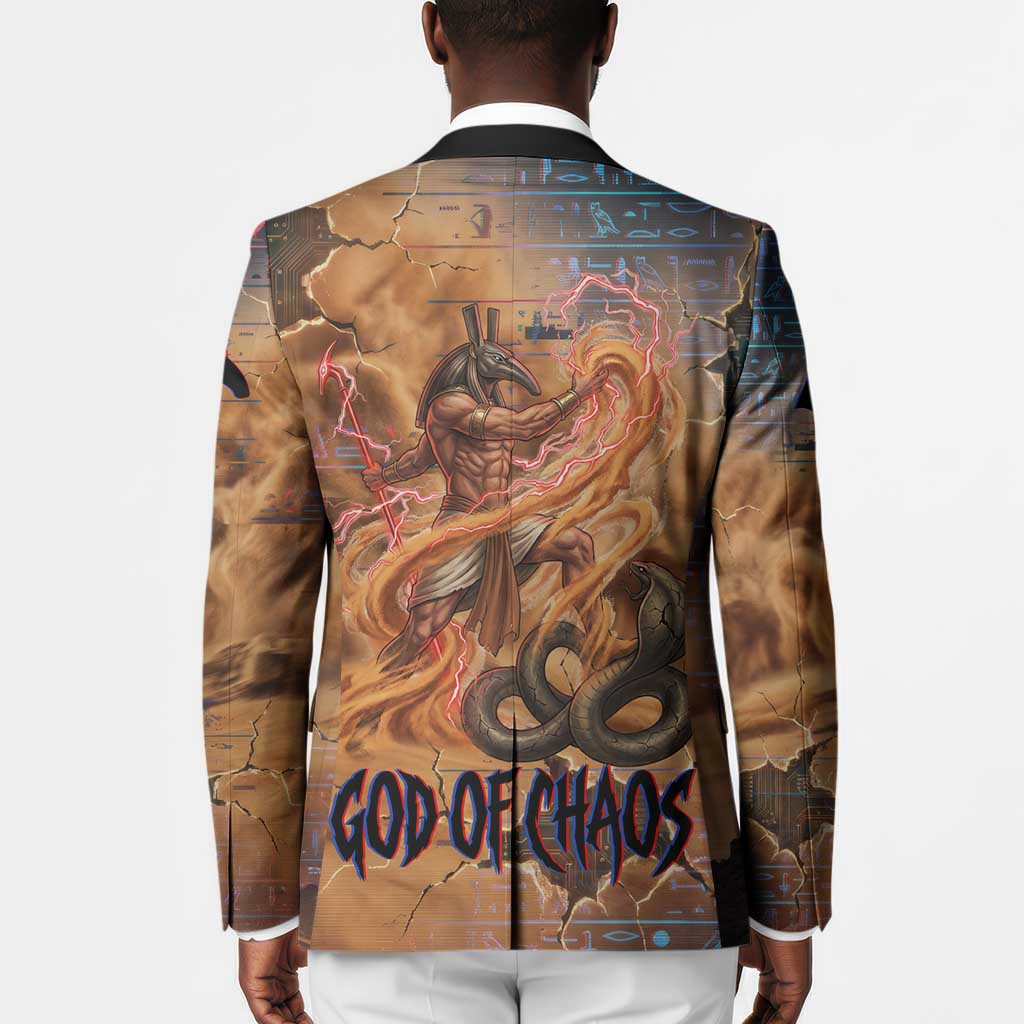 Seth Serpent Blazer Sandstorm Egyptian Chaos God in Ancient Desert Tones
