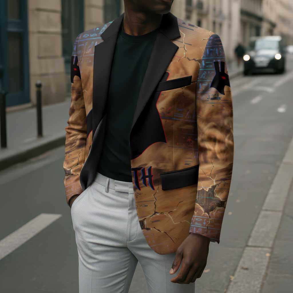 Seth Serpent Blazer Sandstorm Egyptian Chaos God in Ancient Desert Tones