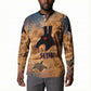 Seth Serpent Button Sweatshirt Sandstorm Egyptian Chaos God in Ancient Desert Tones