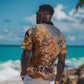 Seth Serpent Hawaiian Shirt Sandstorm Egyptian Chaos God in Ancient Desert Tones