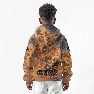 Seth Serpent Kid Hoodie Sandstorm Egyptian Chaos God in Ancient Desert Tones
