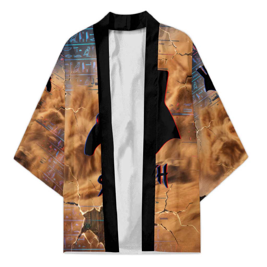 Seth Serpent Kimono Sandstorm Egyptian Chaos God in Ancient Desert Tones