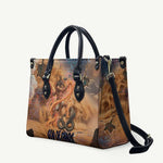 Seth Serpent Leather Bag Sandstorm Egyptian Chaos God in Ancient Desert Tones